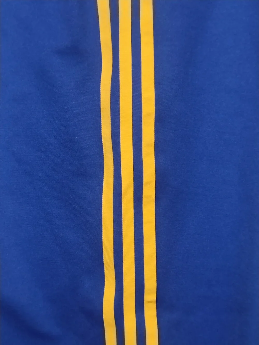 Adidas Superfire Track Pants Unisex Size Small Blue Yellow Athleisure Casual NWT